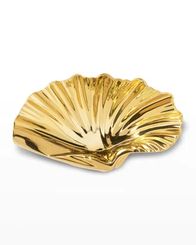Aerin Brass Shell Vide Poche In Gold