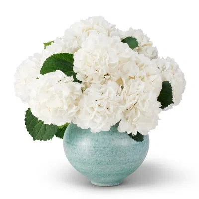 Aerin Calinda Moon Table Vase In Blue Grotto