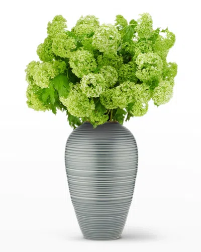 Aerin Calinda Tapered Vase In Forest Green