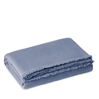 Aerin Cashmere Throw In Blue