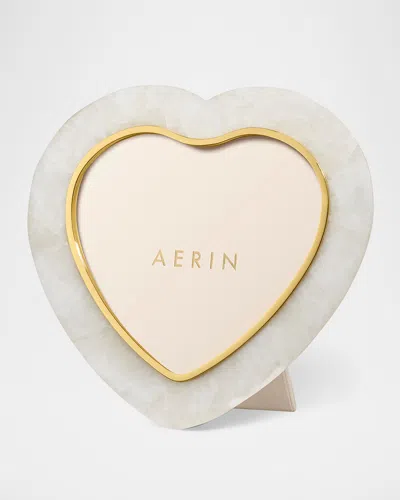 Aerin Cassiel Mosaic 6" Heart Frame In Gold