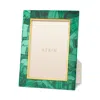 Aerin Cassiel Mosaic Frame, 5 X 7 In Malachite