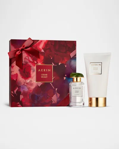 Aerin Cedar Violet Gift Set In White