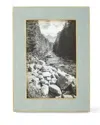 Aerin Classic Faux-shagreen 4" X 6" Picture Frame In Mist