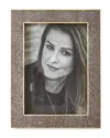Aerin Classic Faux Shagreen 5" X 7" Picture Frame In Chocolate