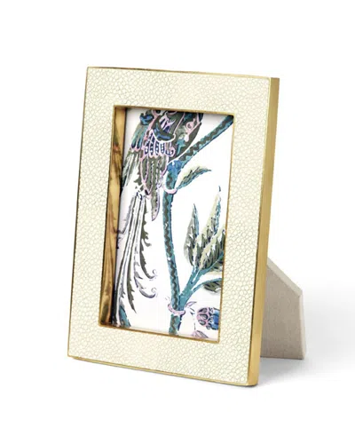 AERIN CLASSIC FAUX-SHAGREEN 5" X 7" PICTURE FRAME