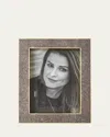 Aerin Classic Faux Shagreen 5" X 7" Picture Frame In Dv Chocolate