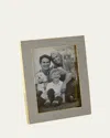 Aerin Classic Faux Shagreen 5" X 7" Picture Frame In Dv Dove