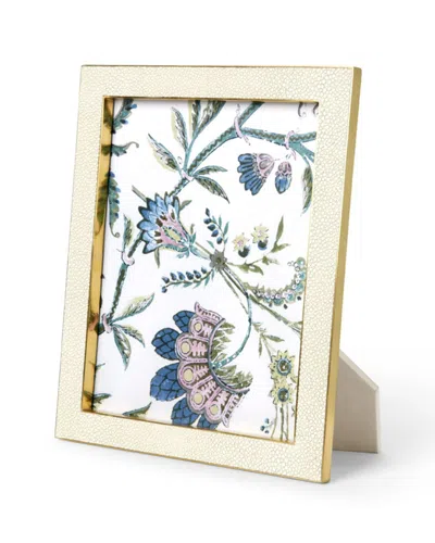 Aerin Classic Faux Shagreen Frame, 8" X 10" In Cream