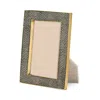 Aerin Classic Shagreen Frame, 4 X 6 In Chocolate