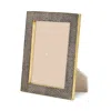 Aerin Classic Shagreen Frame, 5 X 7 In Chocolate