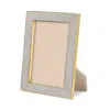 Aerin Classic Dove Faux-shagreen 5" X 7" Frame In Dove