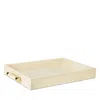 Aerin Shagreen Rectangular Tray In Cream