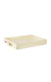 Aerin Shagreen Rectangular Tray In Neutral