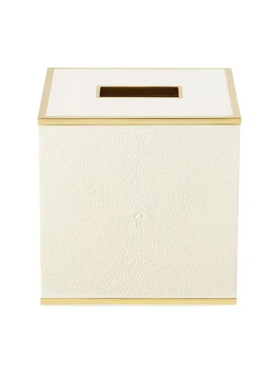 Aerin Classic Shagreen Tissue Box Cover In Neutral
