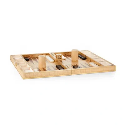 Aerin Colette Brown Backgammon Board Game