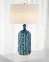 Aerin Culloden Blue Lagoon Table Lamp In Turquoise