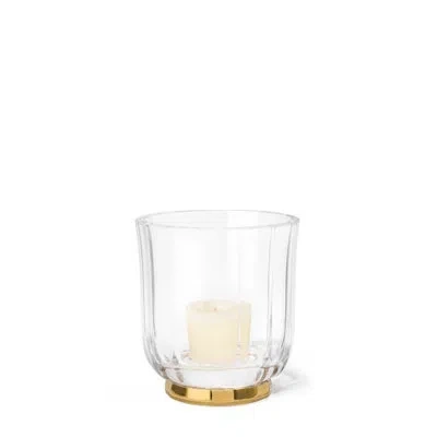 Aerin Delmara 4.7'' H Crystal Tabletop Votive Holder In Clear