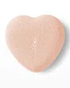 Aerin Dove Heart-shaped Shagreen Decorative Box In Pink