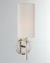 Aerin Drunmore Sconce In Gray/brown