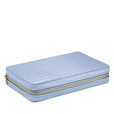 Aerin Enzo Travel Domino Set In Blue