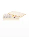 Aerin Gio Faux Shagreen Mahjong Set In Cream
