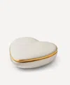 Aerin Heart Ceramic Box In White