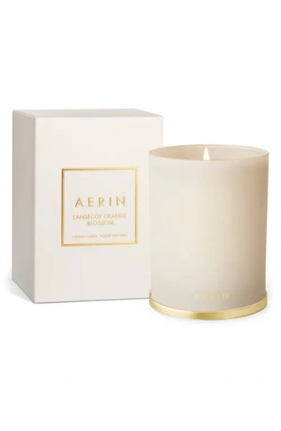 Aerin L'ansecoy Orange Blossom Scented Candle In White