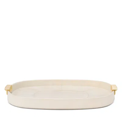 Aerin Livio Parchment Serving Tray In Neutral