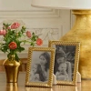 Aerin Loretta Frame In Gold