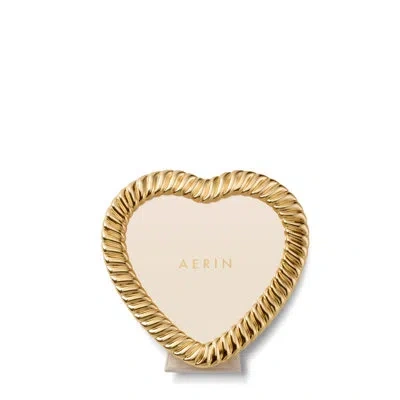 Aerin Loretta Heart Frame In Gold