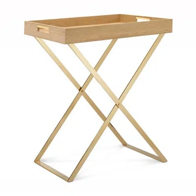 Aerin Marcello Butler Tray, Oak In Brown