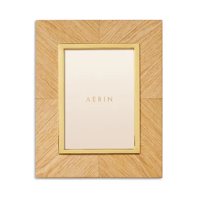 Aerin Marcello Oak Wood Picture Frame, 5" X 7" In Neutral