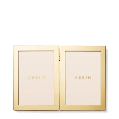 Aerin Martin Double Frame, 4x6 In Gold