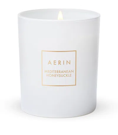 Aerin Mediterranean Honeysuckle Candle In White