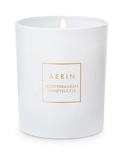 Aerin Mediterranean Honeysuckle Scented Candle In White