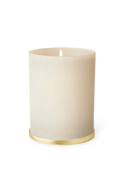 Aerin Megeve's Rose Candle In White