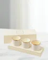 Aerin Mini Trio Candle Set In White