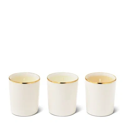 Aerin Mini Trio Candle Set In White