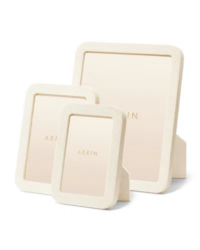 AERIN MODERN FAUX SHAGREEN FRAME, 4" X 6"