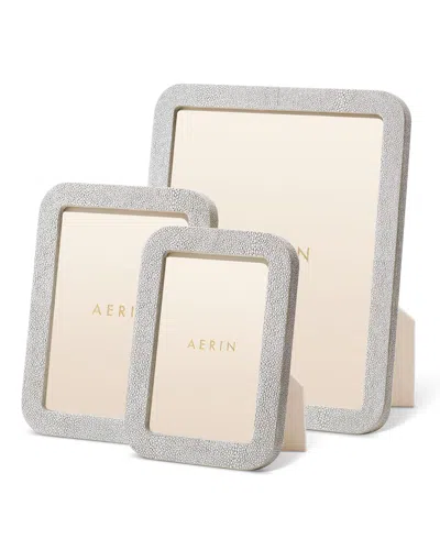 Aerin Modern Shagreen Frame, 4" X 6" In Gray