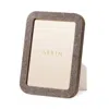 Aerin Modern Faux Shagreen Frame, 5" X 7" In Chocolate