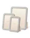 Aerin Modern Shagreen Frame, 5" X 7" In Gray