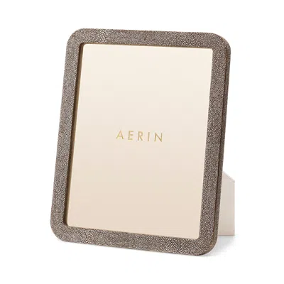 Aerin Modern Shagreen Frame 8 X 10 In Brown