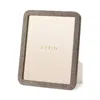 Aerin Modern Shagreen Frame 8 X 10 In Chocolate