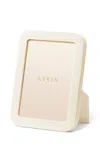 Aerin - Modern Shagreen Frame; Cream - 5x7 - Off-white In Neutral