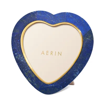 Aerin Mosaic Heart Picture Frame In Blue