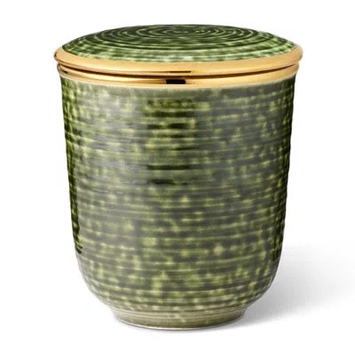 Aerin Nendaz Cypress Fragrance Scented Jar Candle In Forest Green