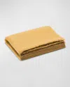 Aerin Noe Cashmere-wool Throw In Golden Straw