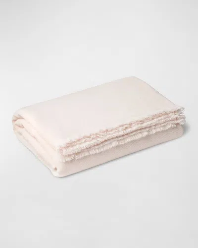 Aerin Noe Cashmere-wool Throw In Pink